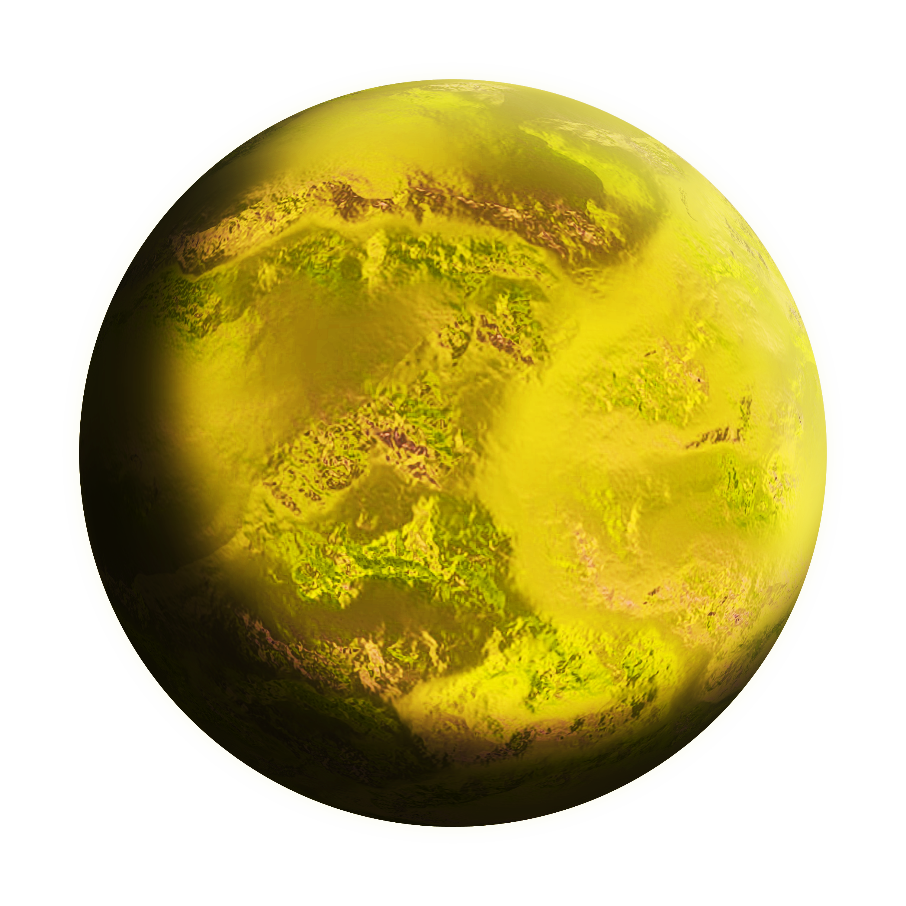 yellow planet